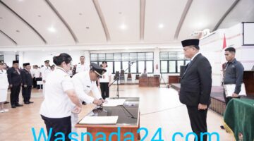 Bupati Karo Resmi Lantik Pejabat Administrator dan Pejabat di Lingkungan Pemerintah Kabupaten Karo