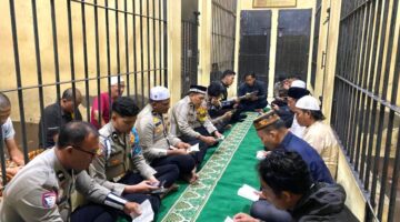 Kapolres Gayo Lues Dorong Tahanan untuk Hijrah dan Menjadi Pribadi yang Lebih Baik Lewat Pembinaan Agama