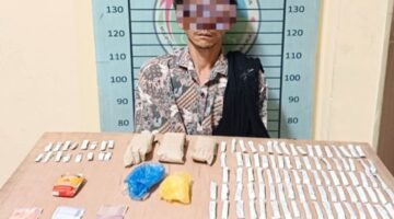 Berkedok Aktivitas Menjahit Sepatu, Polres Agara Ungkap 123 Paket Ganja Siap Edar