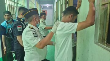 Perketat Pengawasan Pemasyarakatan Bersih, Lapas Kelas I Medan Geledah 24 Kamar Hunian WBP dan Amankan Sejumlah Barang Terlarang