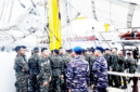 ‎Para crew KRI Bima Suci Serta Puluhan siswa-siswi SMA Taruna Nusantara Kampus Langowan saat berada diatas Dek Kapal (Ft.ist)