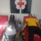 Kapolres Bitung AKBP Arie Sulistyo Nugroho, S.I.K., M.H., saat melakukan Donor darah. (Dok. Istimewa)
‎