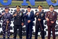 ‎Dandim 1310/Bitung Letkol Inf Dewa Made DJ, bersama Walikota Bitung, Hengky Honandar, S.E., Kapolres, Bitung, AKBP Arie Sulistyo Nugroho, S.I.K., M.H., Kajari Bitung, Erwin Widihantono, S.H., M.H., Dansatrol Kodaeral VIII, Kolonel Laut (P) Marvill Marfel Frits E.D., S.E., M.Tr.Hanla., CRMP. (Ft. talia)