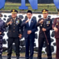 ‎Dandim 1310/Bitung Letkol Inf Dewa Made DJ, bersama Walikota Bitung, Hengky Honandar, S.E., Kapolres, Bitung, AKBP Arie Sulistyo Nugroho, S.I.K., M.H., Kajari Bitung, Erwin Widihantono, S.H., M.H., Dansatrol Kodaeral VIII, Kolonel Laut (P) Marvill Marfel Frits E.D., S.E., M.Tr.Hanla., CRMP. (Ft. talia)