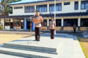 Kapolres Bitung AKBP Arie Sulistyo Nugroho, S.H., S.I.K., M.H., Saat membacakan Naskah Teks Proklamasi Polisi. (Dok. Istimewa)
‎
‎