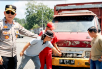 Wakapolres Bitung KOMPOL JH Daniel Korompis, S.E., M.H., Saat Pimpin Sidak Di SPBU. (Dok. Istimewa)