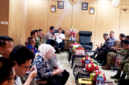 ‎Kapolres Bitung, Arie Sulistyo Nugroho, S.H., S.I.K., M.H., Saat memberikan penyampaian di Rapat Forum Komunikasi Pimpinan Daerah (Forkopimda) bersama Forum Lintas Sektoral. (Ft. talia)
‎