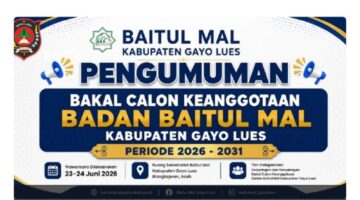 7 Urus Surat Pengadilan, 20 Lulus Administrasi Baitul Mal Gayo Lues: Pansel Sebut Bisa Diganti SKCK