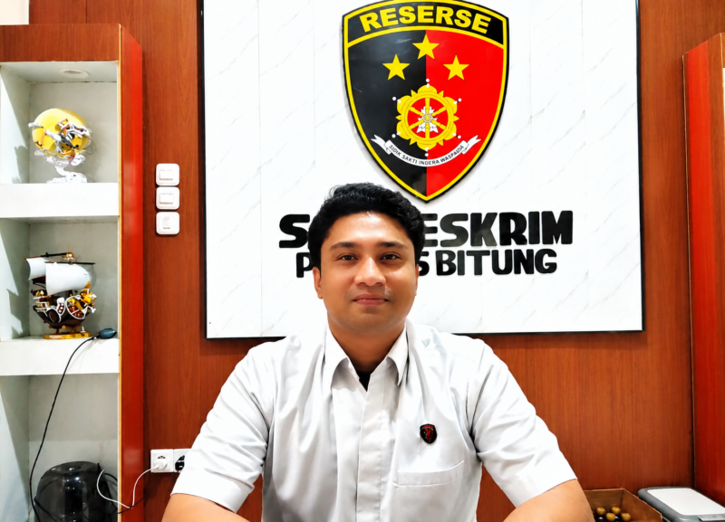 ‎Kasat Reskrim Polres Bitung, AKP Ahmad Anugrah, S.I.K., M.H., (Dok. Istimewa)
‎