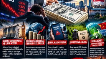 Modal Konglomerat Mengalir ke Luar Negeri, Utang Global Membengkak, Pinjol Makin Berisiko