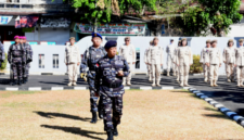 Dankodaeral VIII Laksda TNI Dery Triesananto Suhendi, S.E., M.Tr.Opsla., Pimpin Langsung Apel Siaga Hari Jadi TNI Angkatan Laut Ke-81 Tahun 2026. (Dok. Istimewa)